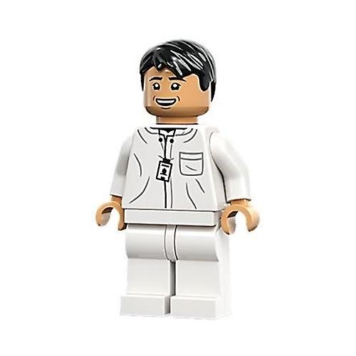 LEGO Jurassic World Dr. Henry Wu in White Lab Uniform Minifigure from 76961