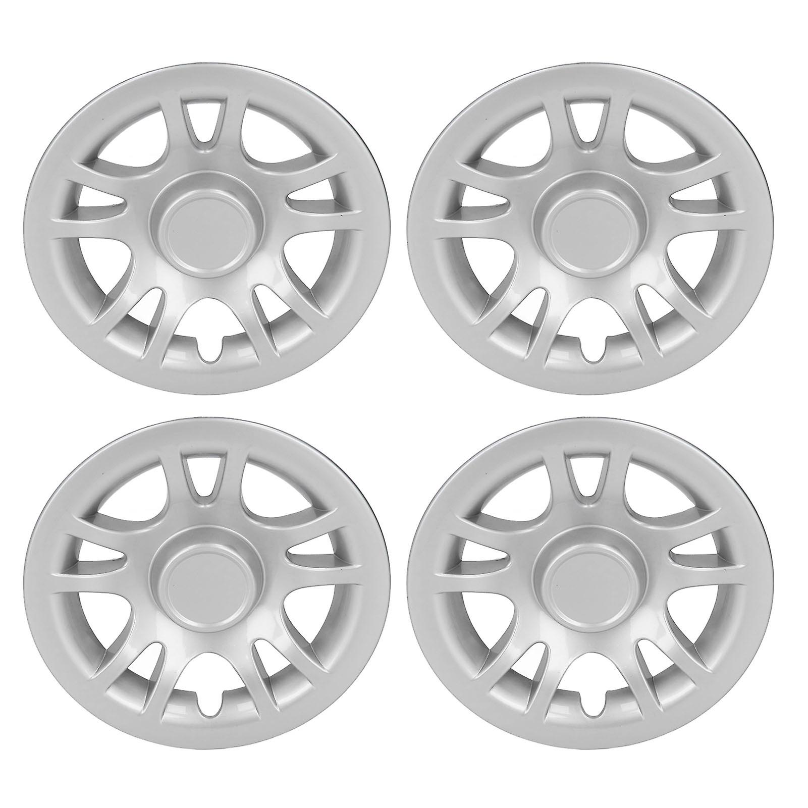 4pcs 8in Golf Cart Wheel Hub Cap Reduce Wind Resistance Scratch Resistant Universal Replacement for E‑Z‑GO 