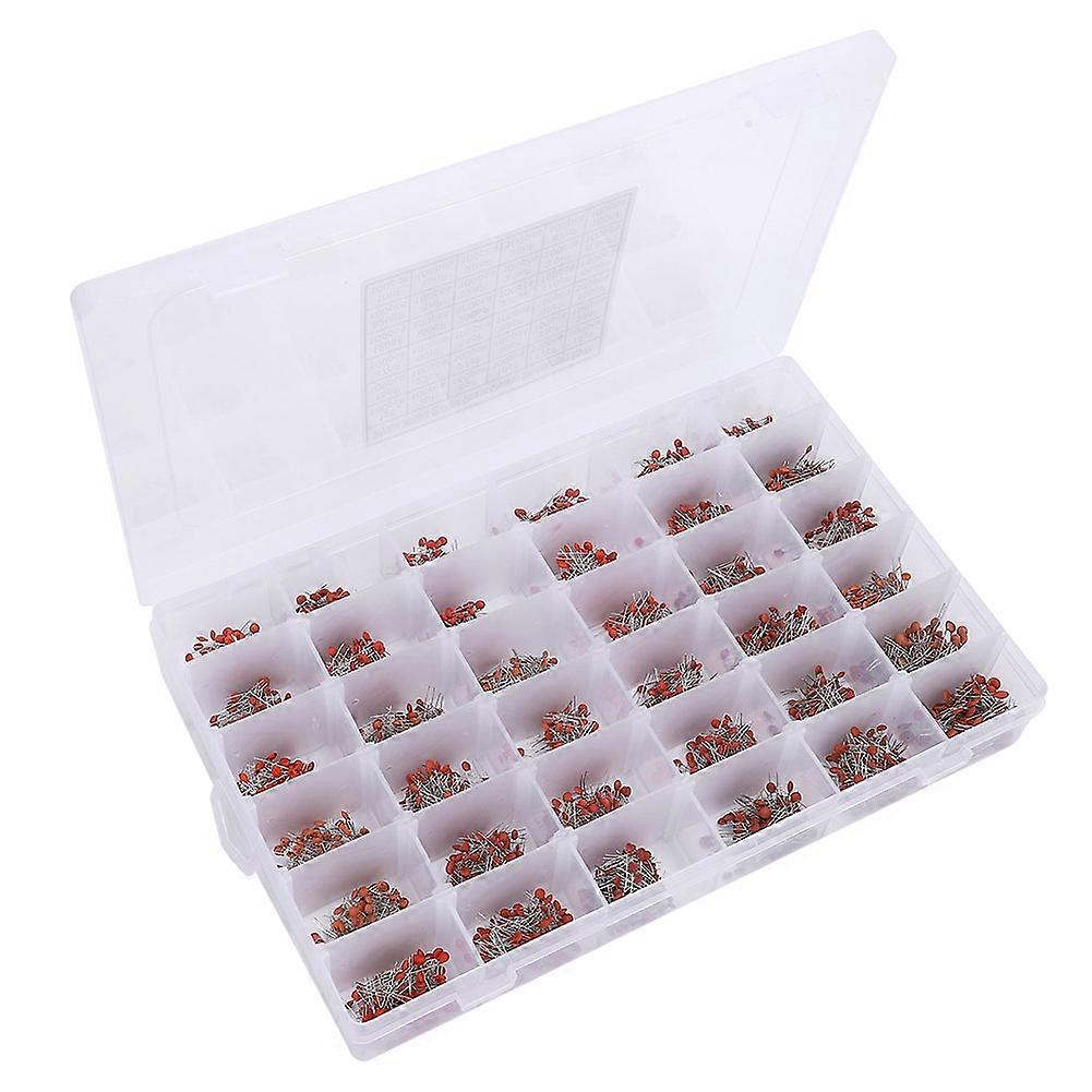 3600Pcs Ceramic Capacitor 36 Specification InLine 1pF100nF 50V Classification Box Kit