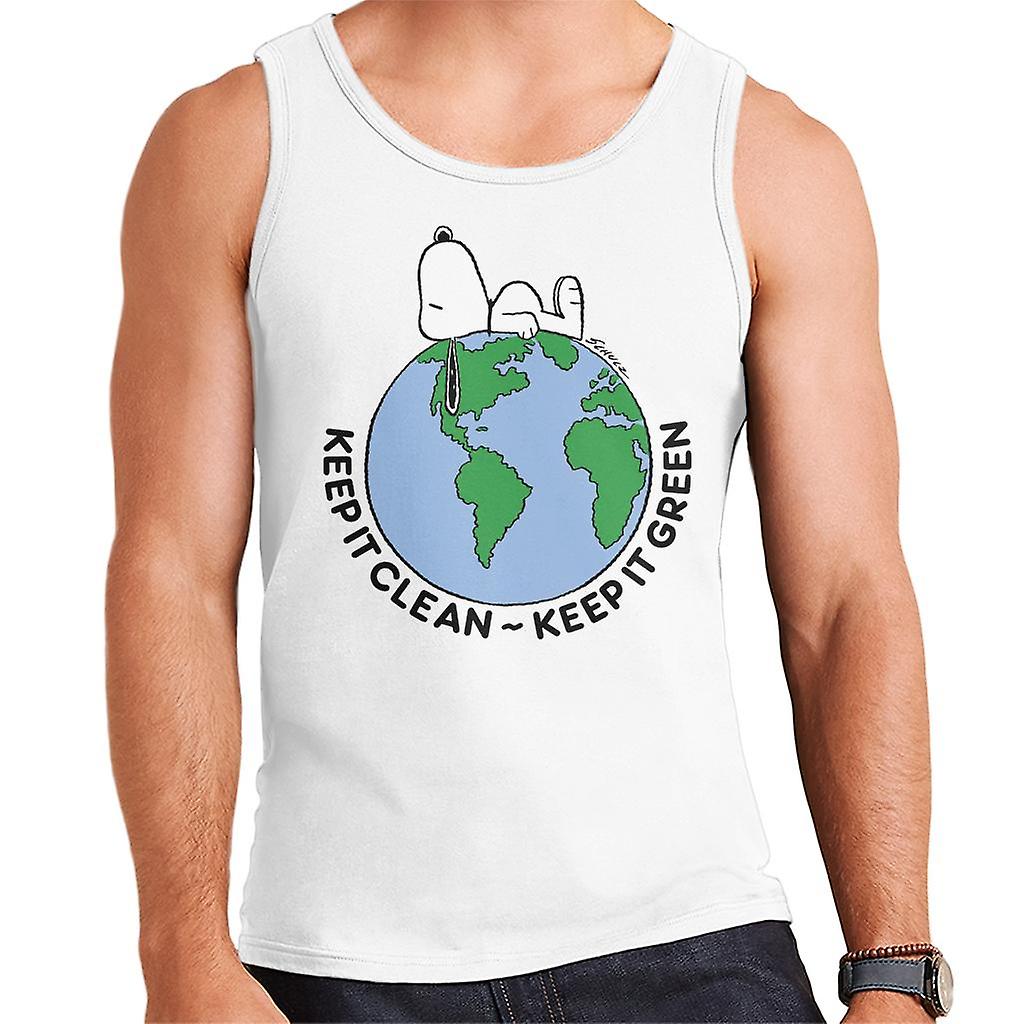 Peanuts Snoopy Keep It Green Men's Vest