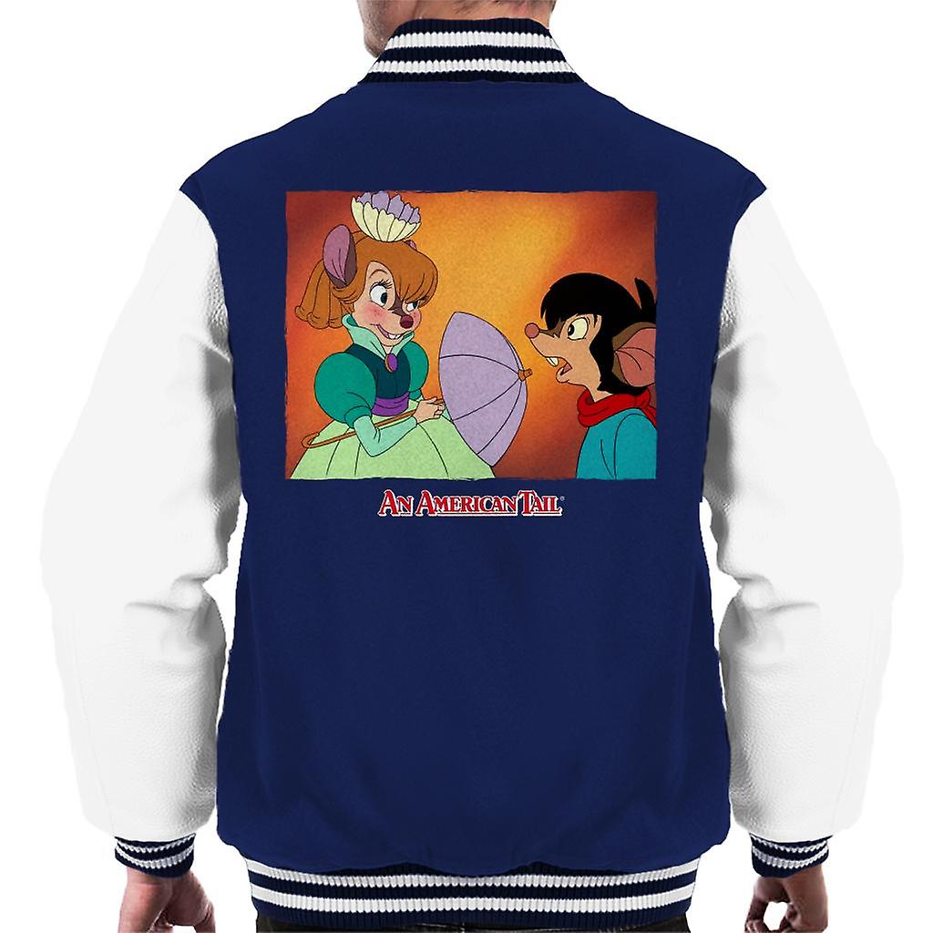 An American Tail Bridget Blushing Men's Varsity Jacket