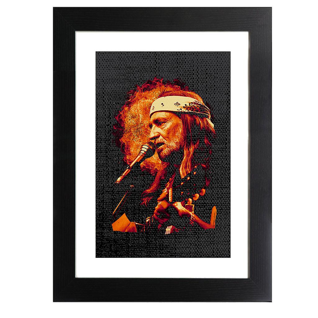 TV Times Singer Willie Nelson 1983 Framed Print