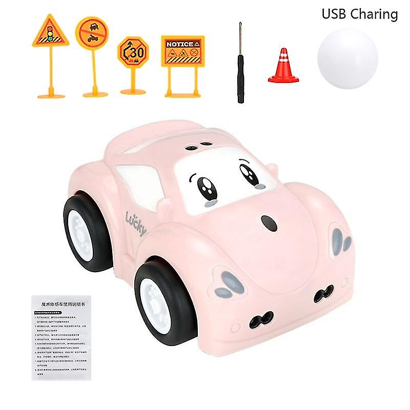 Led Light-up Cartoon Cars Gesture Sensor Hand Control Induction Following