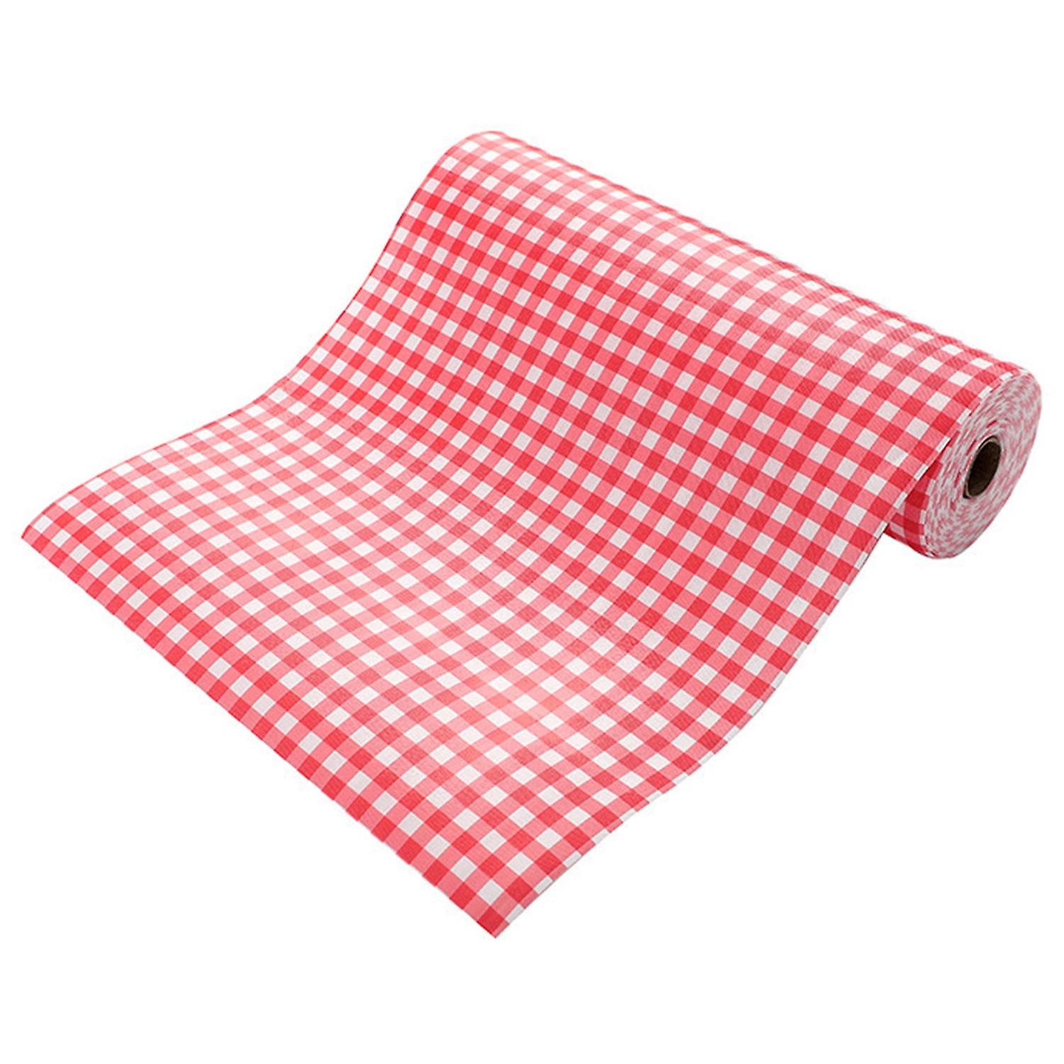 Cabinet Mat Cuttable Non Slip Waterproof Decorative Dustproof Oil-proof Checkered Pattern Moisture-p