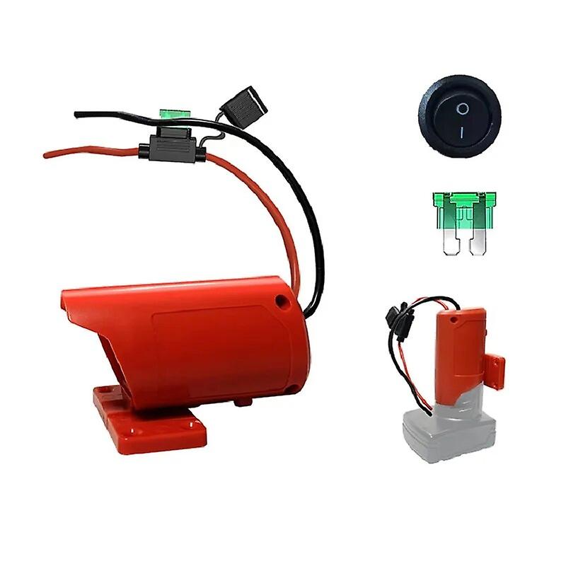For Milwaukee 12V Lithium Battery Power Converter Adapter DIY Electronic Line Output Retrofit Application Mount Fixed Base~1195