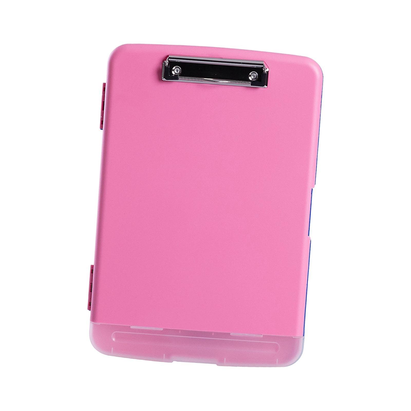 Low Profile Clipboard with Storage Clipboard Folder with Pen Holder High Capacity PP Nursing Clipboard for Office School Work