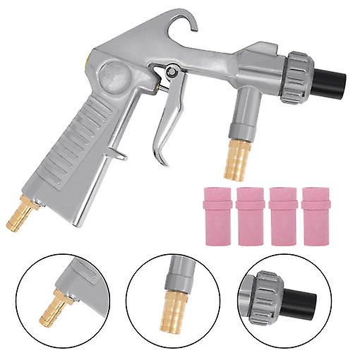 Sandblaster Kit Air Nozzles Sandblasting Siphon Feed Blast Gun Tube Sand Blaster