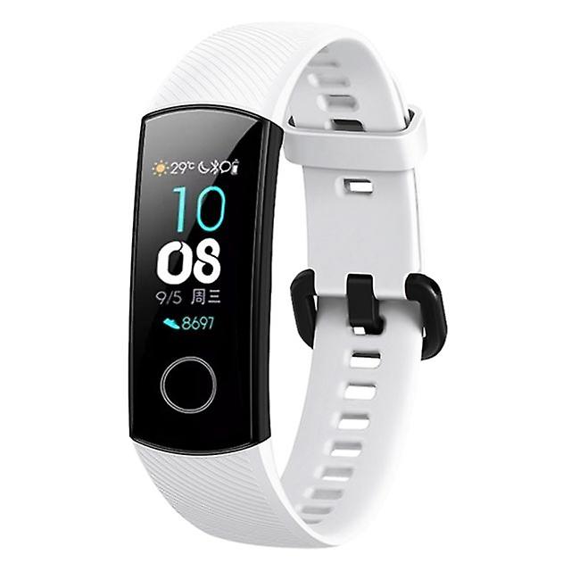 Connected Silicone replacement strap for Huawei Honor Band 4 White