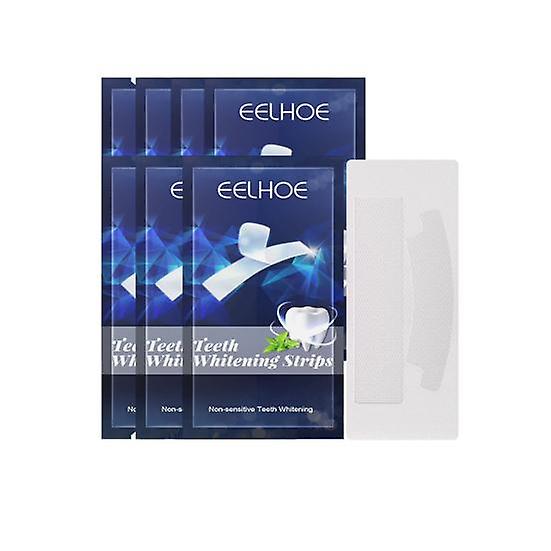 7Pcs Tooth Whitening Patch Gentle Easy to Use Minimalistic Practical Plaque Removing Tooth Whitening Strip for Travel
