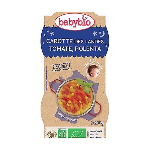 Carrot Mousseline from the Landes Tomato Polenta 12m+ 2 units of 200g