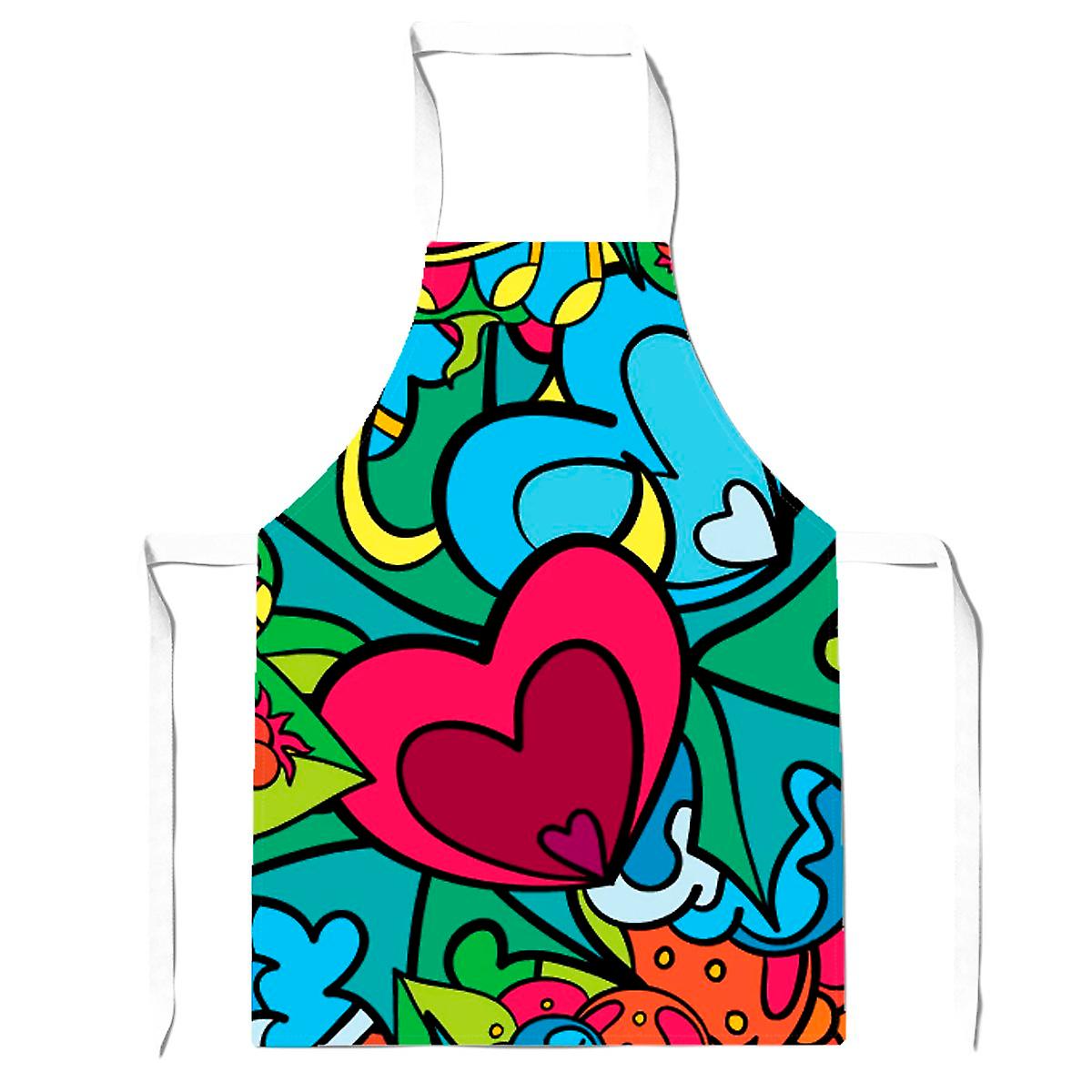 Hippie Psychedelic Pattern Apron
