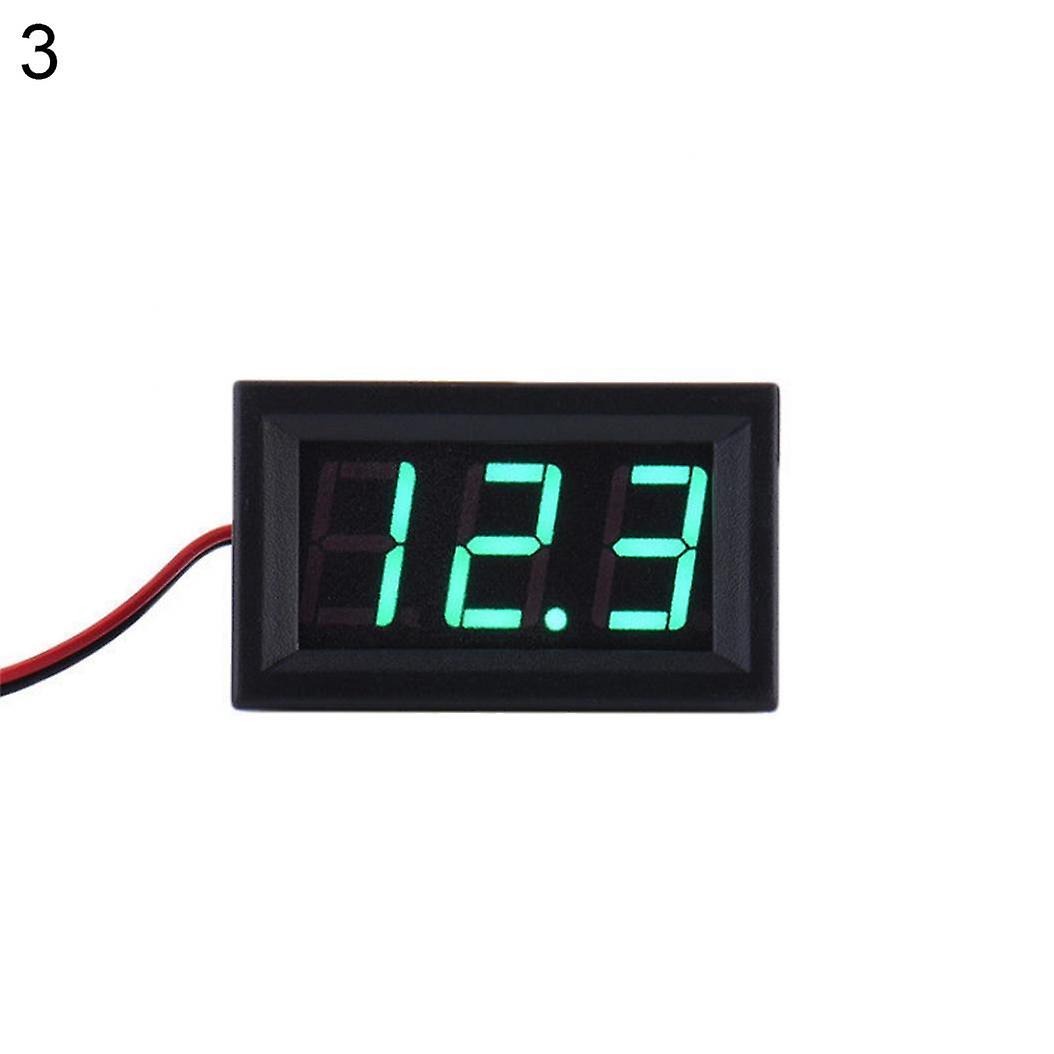 DC 3.2-30V Two-wire Voltmeter LED Panel Digital Display Voltage Meter Device