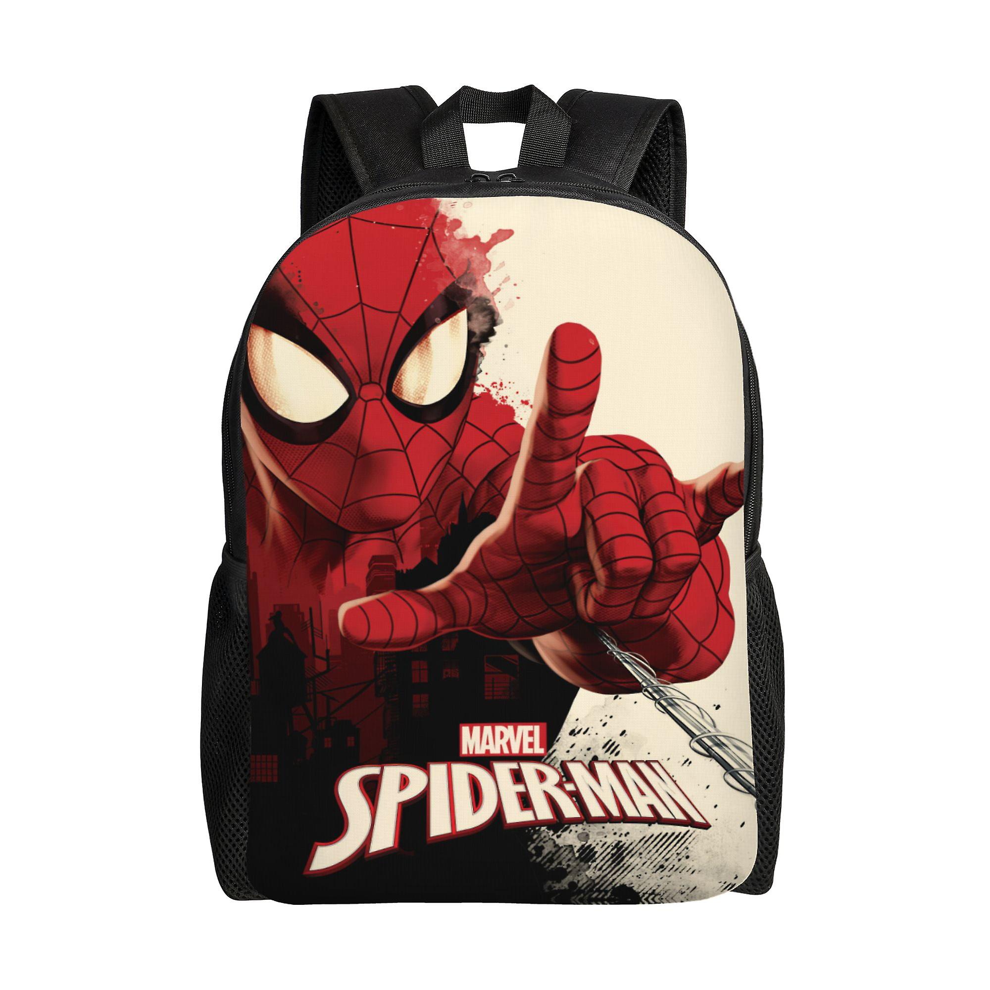 Spider Man Backpack, Adult Kids Simple Lightweight Casual Backpack for Children Student, Travel Backpack Laptop Backpack for College Work Camping