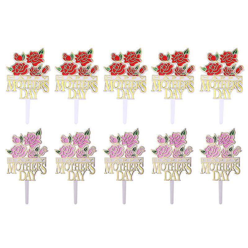 10pcs Rose Cake Insert