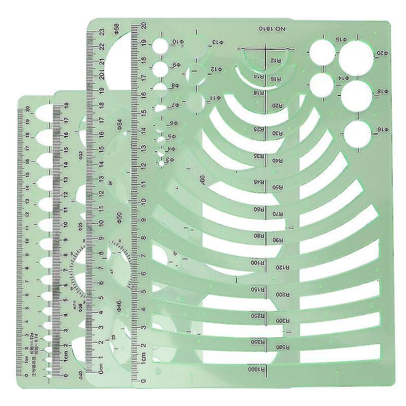 1set Geometric Drawing Templates