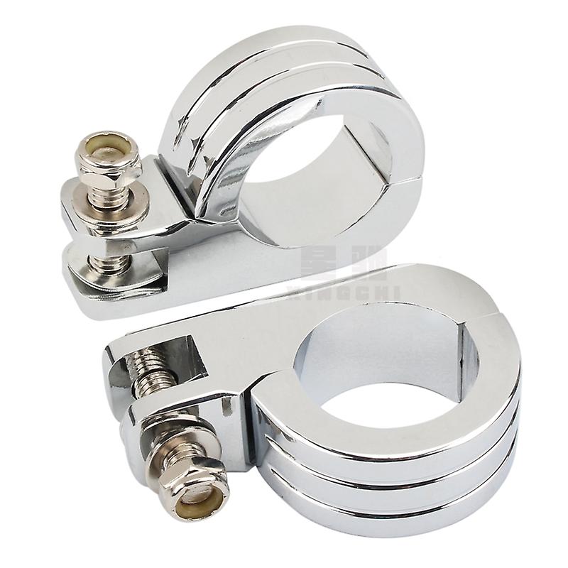 Motorcycle modification accessories: universal 32mm pipe diameter guard bar, bumper fixed pedal bracket assembly, front pedal