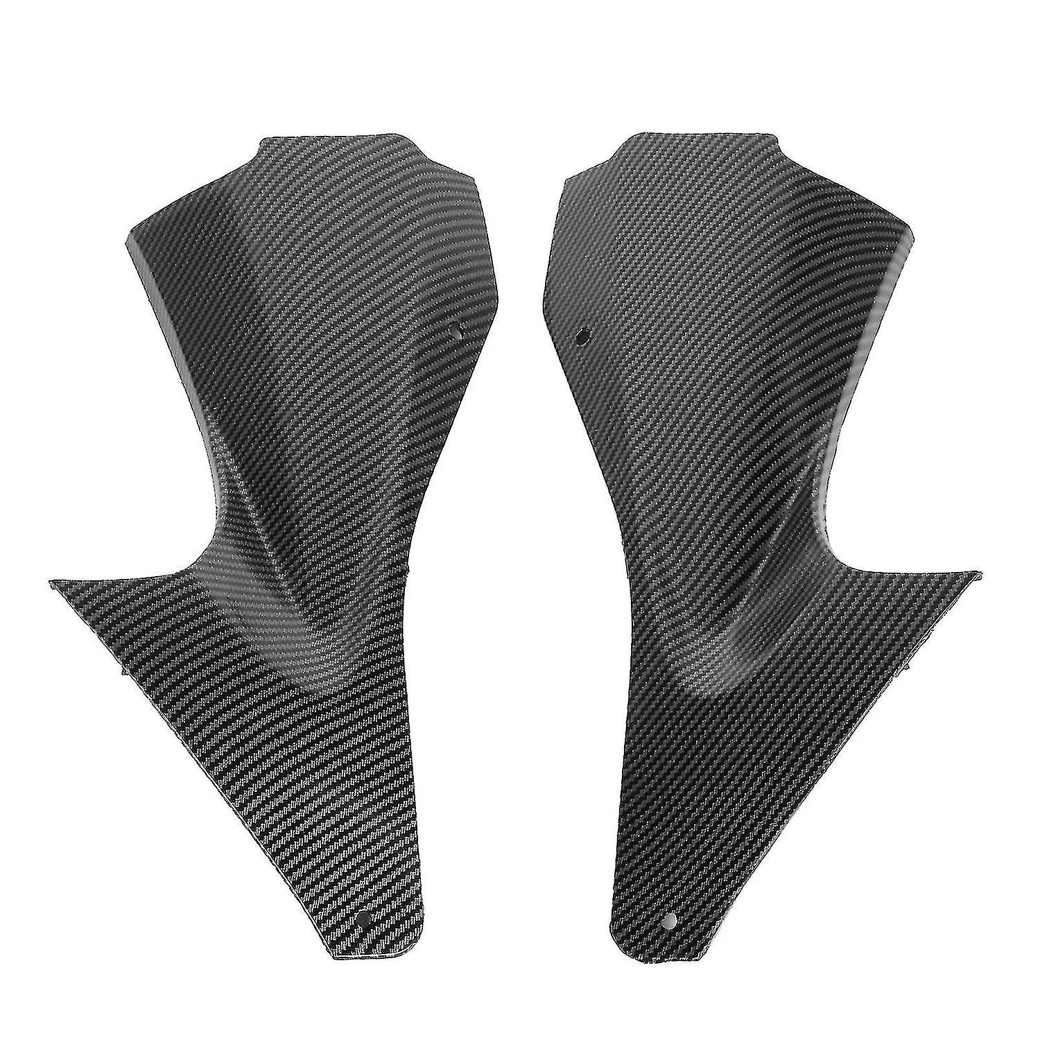 2Pcs carbon fiber style motorcycle side air duct cover fairing insert part fit for yamaha yzf r6 200