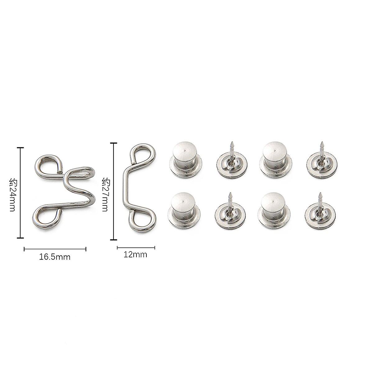 Removable Metal Pants Buckle Pearl Snap Fastener