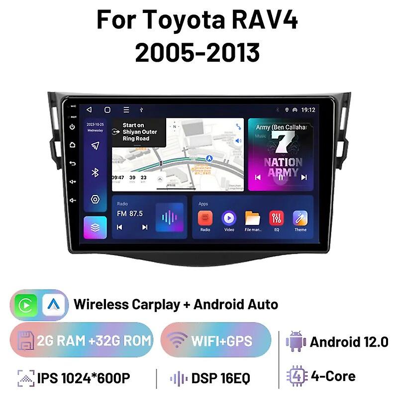 4g Android Carplay Car Radio Multimedia Player Gps Navigation Autoradio For Toyota Rav4 Rav 4 2005 2006 2007 2008 2009 2010-2013