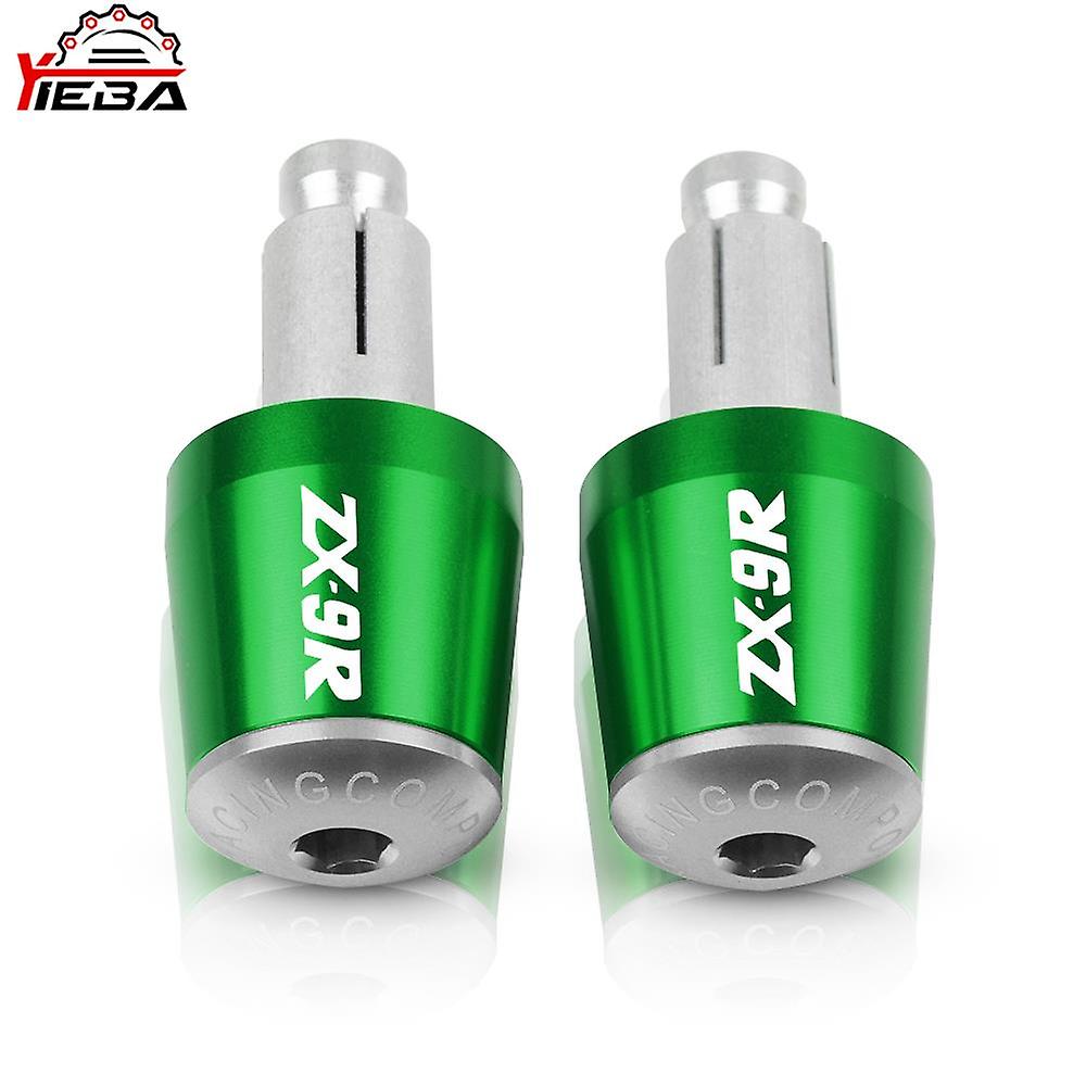 7/8" 22mm Motorcycle Handle Hand Bar Ends Handlebar Grip End Cap Plug For Kawasaki Zx9r Zx-9r 1998 1999 2000 2001 2002 2003 2004