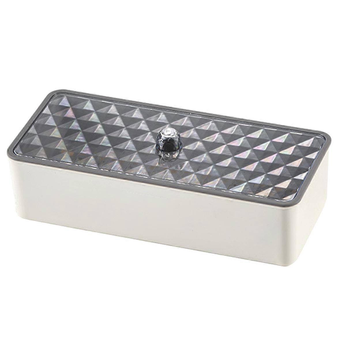 Draining Chopstick Container Dustproof Multilayers Utensil Storage Box for Kitchen White