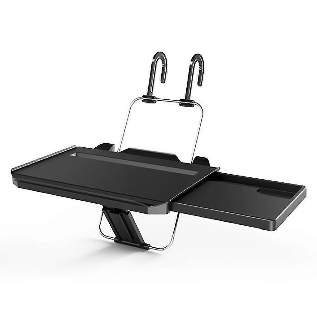Car Foldable Table Tray Auto Laptop Pad Desk For Work Writing With Drawer Hook