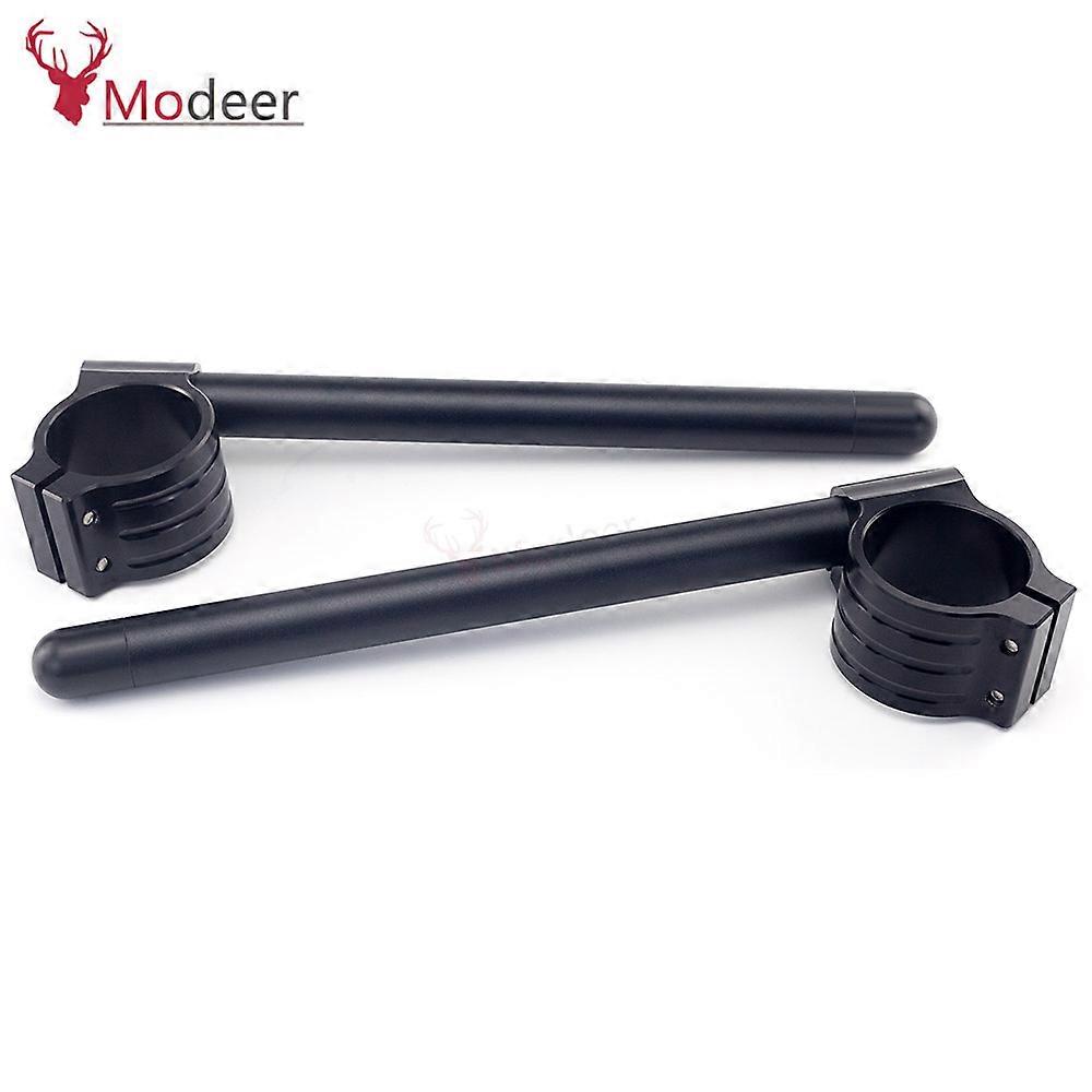 Handlebar Racing Adjustable Cnc Clip On Ons Fork Handlebars Handle Bar Cafe Racer 37/38/41/43/45/46/48/50/51/52/54 Mm