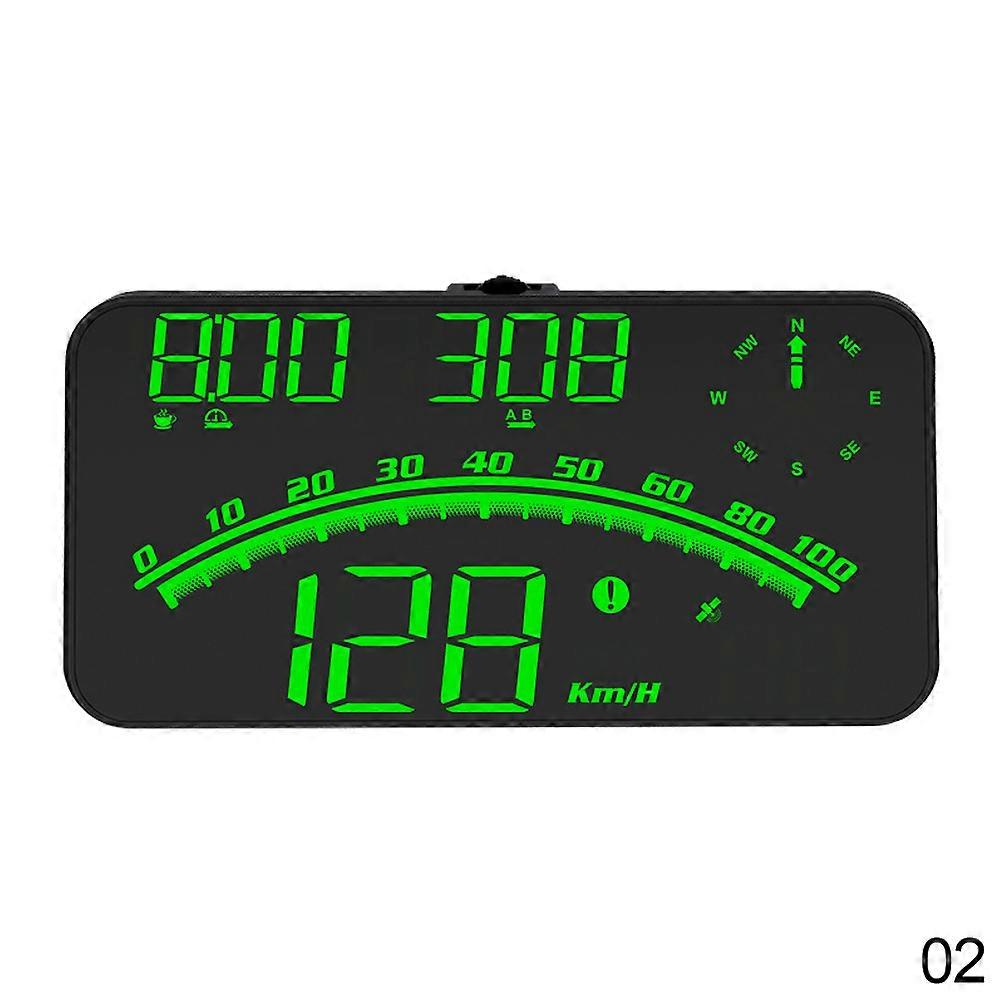 G10 Universal Hud Gps Head Up Display Speedometer Odometer Led Display Windscreen Projector With Overspeed Fatigue Driving Alarm