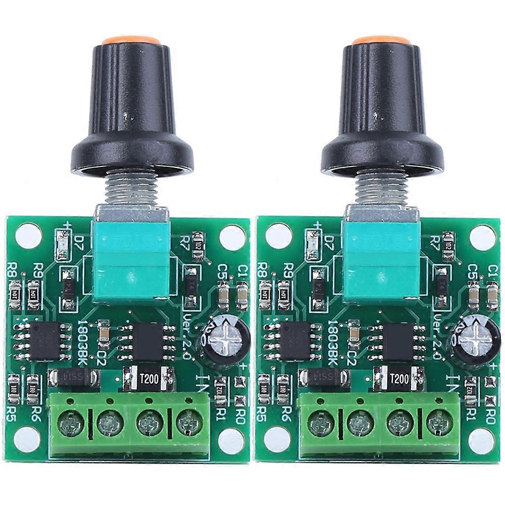 2pcs 1.8v 3v 5v 6v 12v2a Pwm Dc Motor Speed Controller Low Voltage Control Switch 1803bk