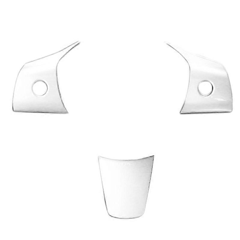 3Pcs Carbon Fiber Model Y Steering Wheel Patch Decoration for Model 3 Model3 Interior Modified Acce