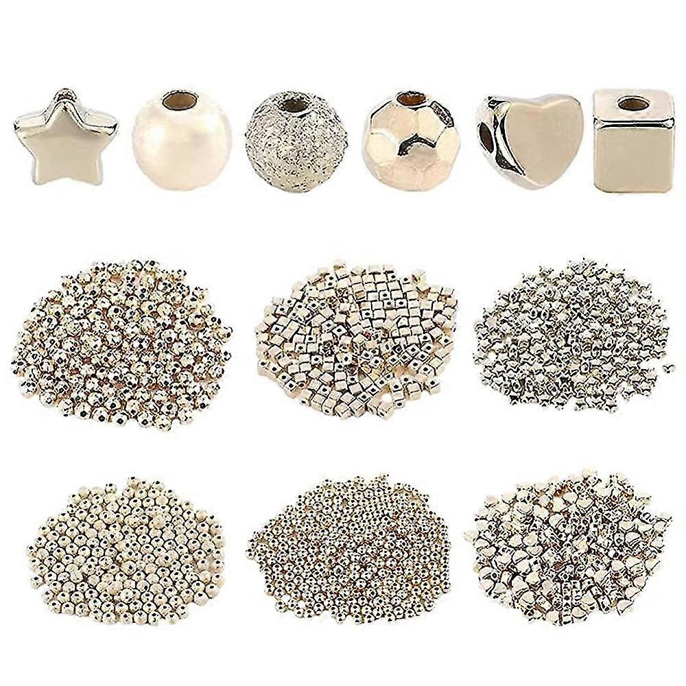 1300pcs Assorted Spacer Beads Geometric Greek Key Pattern