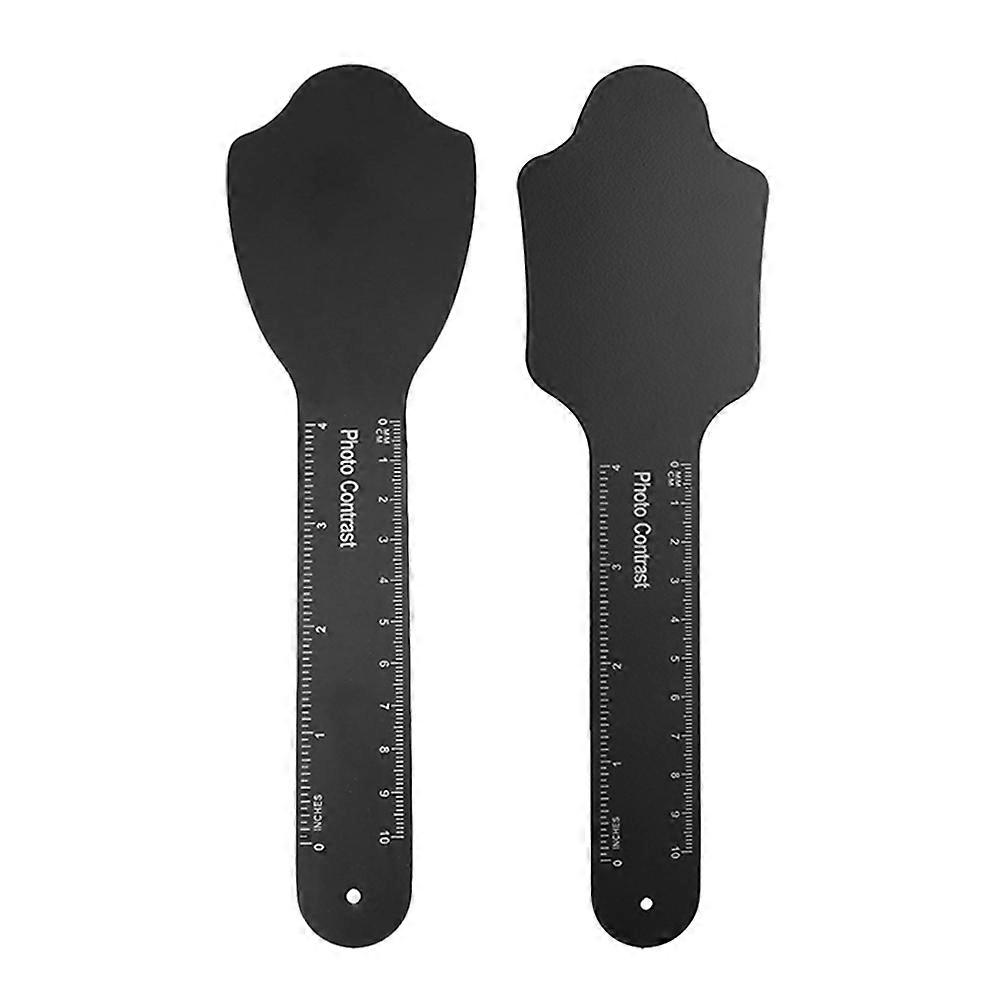 2pcs Photographic Black Contraster Dental Oral Cheek Background Plate Oral Backdrop Board