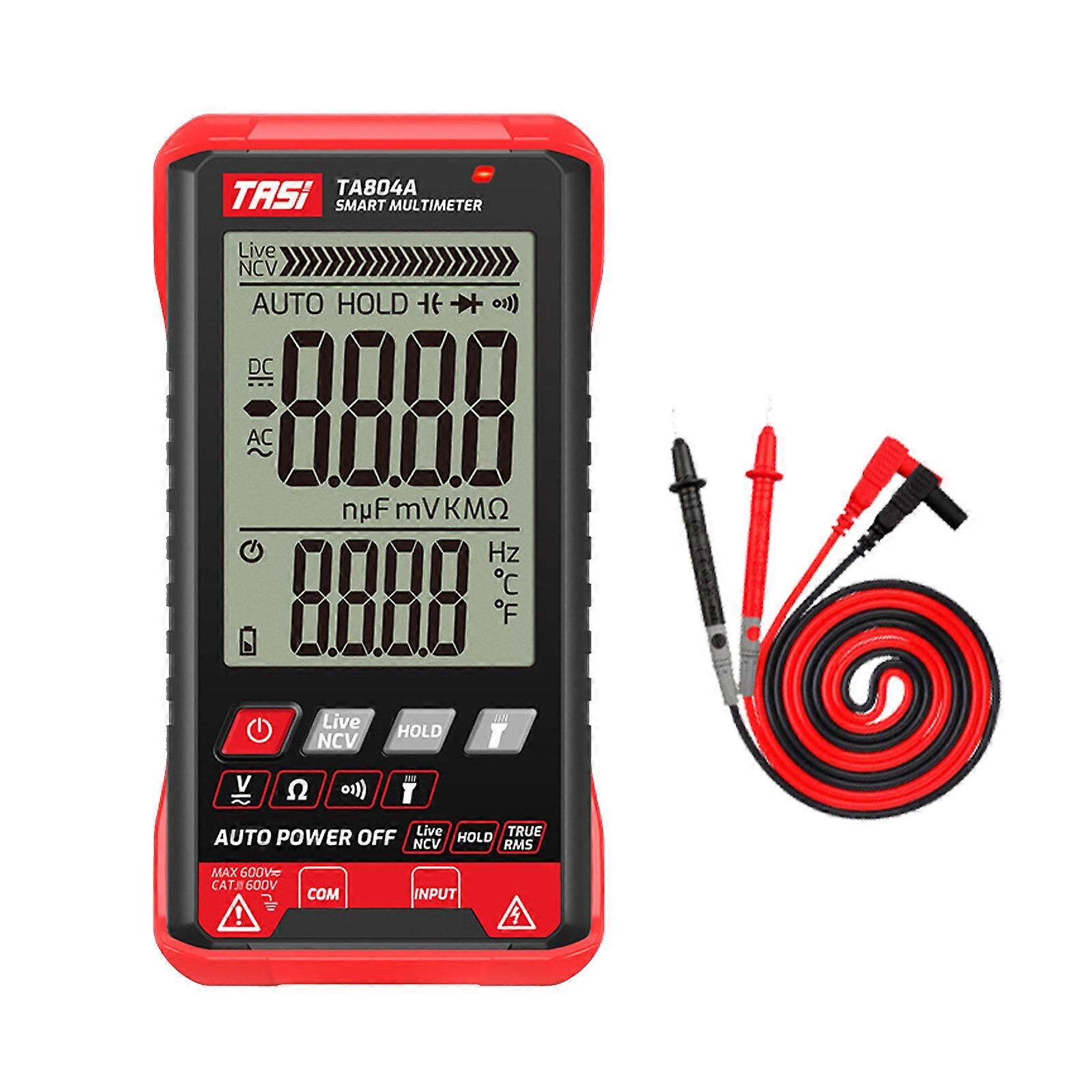 Digital Multimeter Voltmeter AC DC Volt Ohmmeter Tester Meter Auto Range w/Light