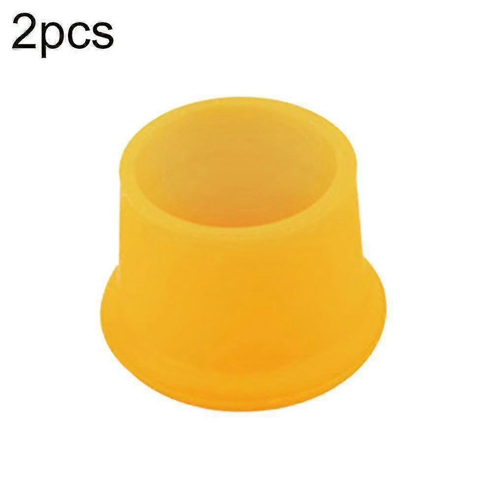 Silicone Kitchen Bar Wine Bottle Stopper Cap Plug2 Piecesyellow
