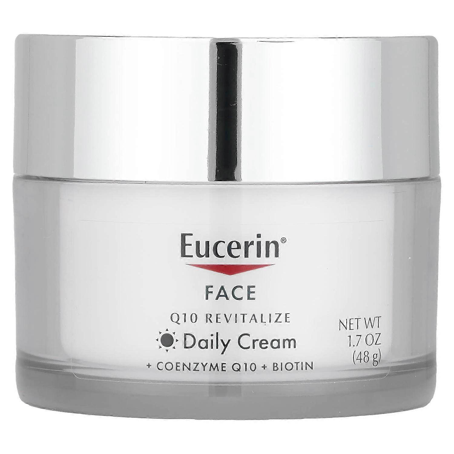 Eucerin, Q10 Revitalize Daily Cream, Face, Fragrance Free, 1.7 oz (48 g)