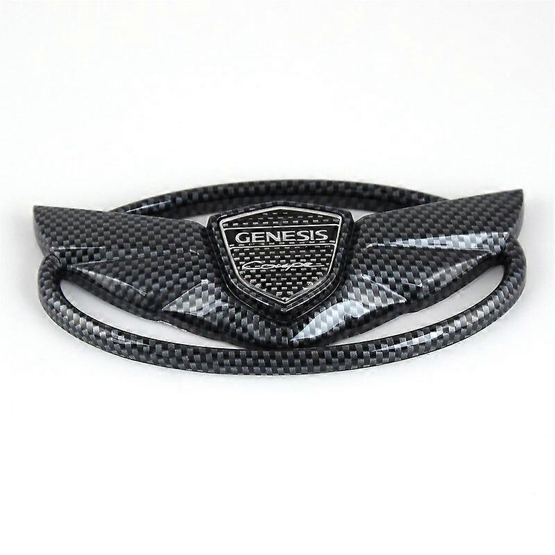 1pc GENESIS Coupe WING Auto Hood Car FrontTrunk Rear Lid Emblem Badge for GENESIS COUPE 2010-2015