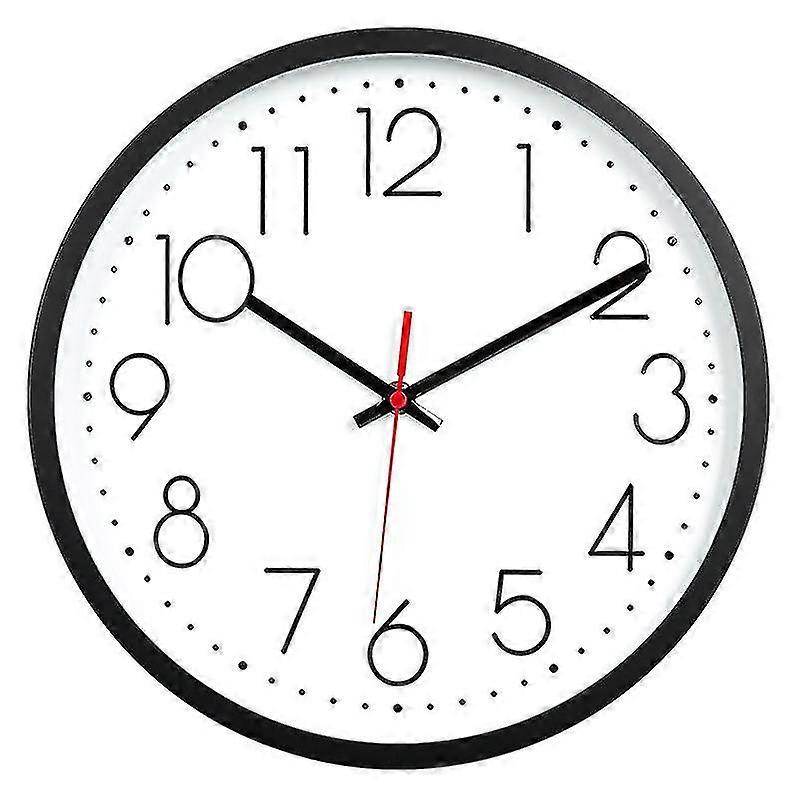 Wall Clock No Ticking Silent Round Quiet Modern Clock Decoration