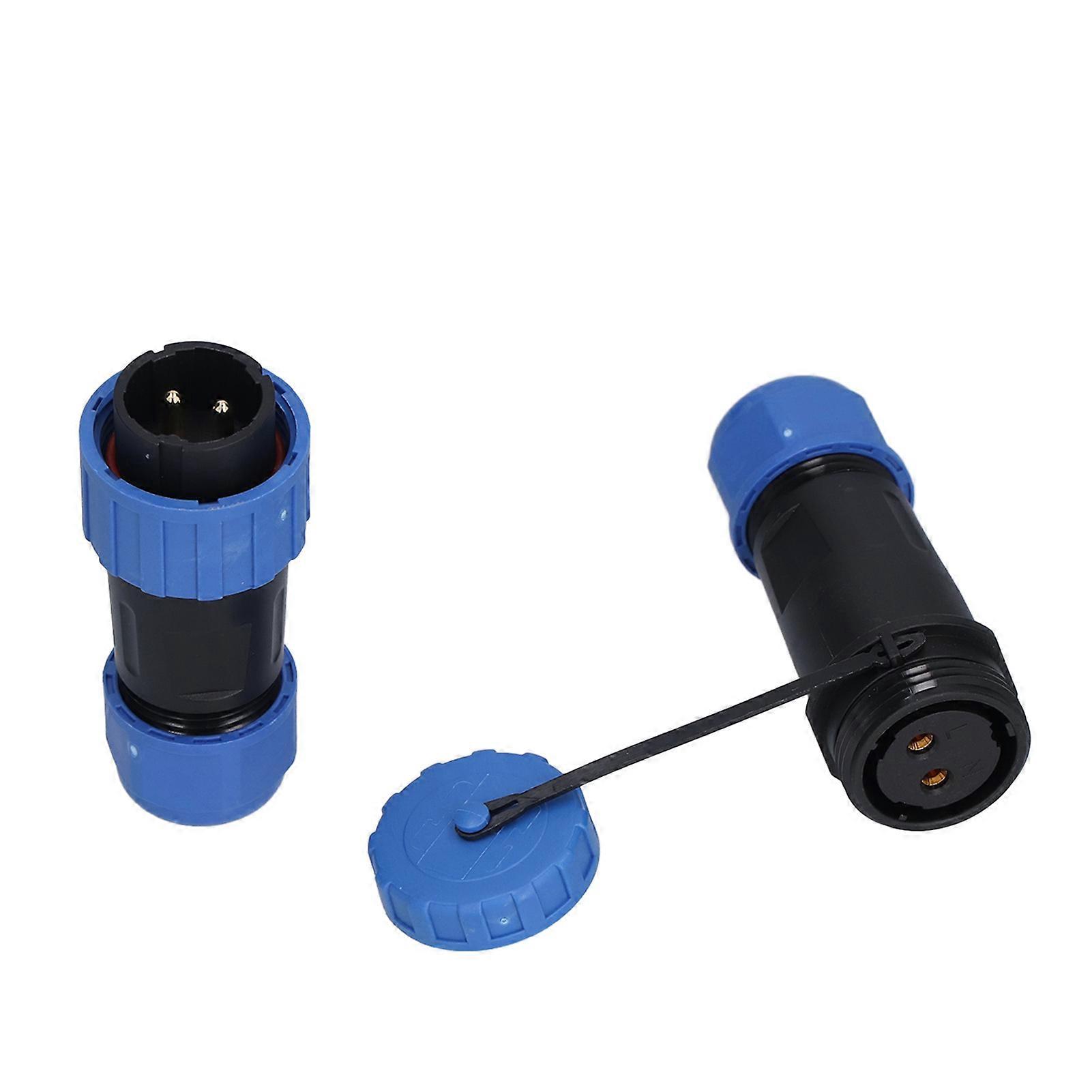 Luftfahrtstecker IP68 wasserdicht mehradrig lötfreie männliche weibliche Docking-Terminal-Luftfahrtsteckerbuchse 2 Kern