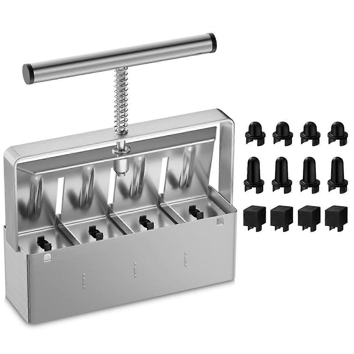 Soil Blocker, Soil Block Maker for Seed Starting with Strong Hand Held, Soil Blocking Tool for Grow