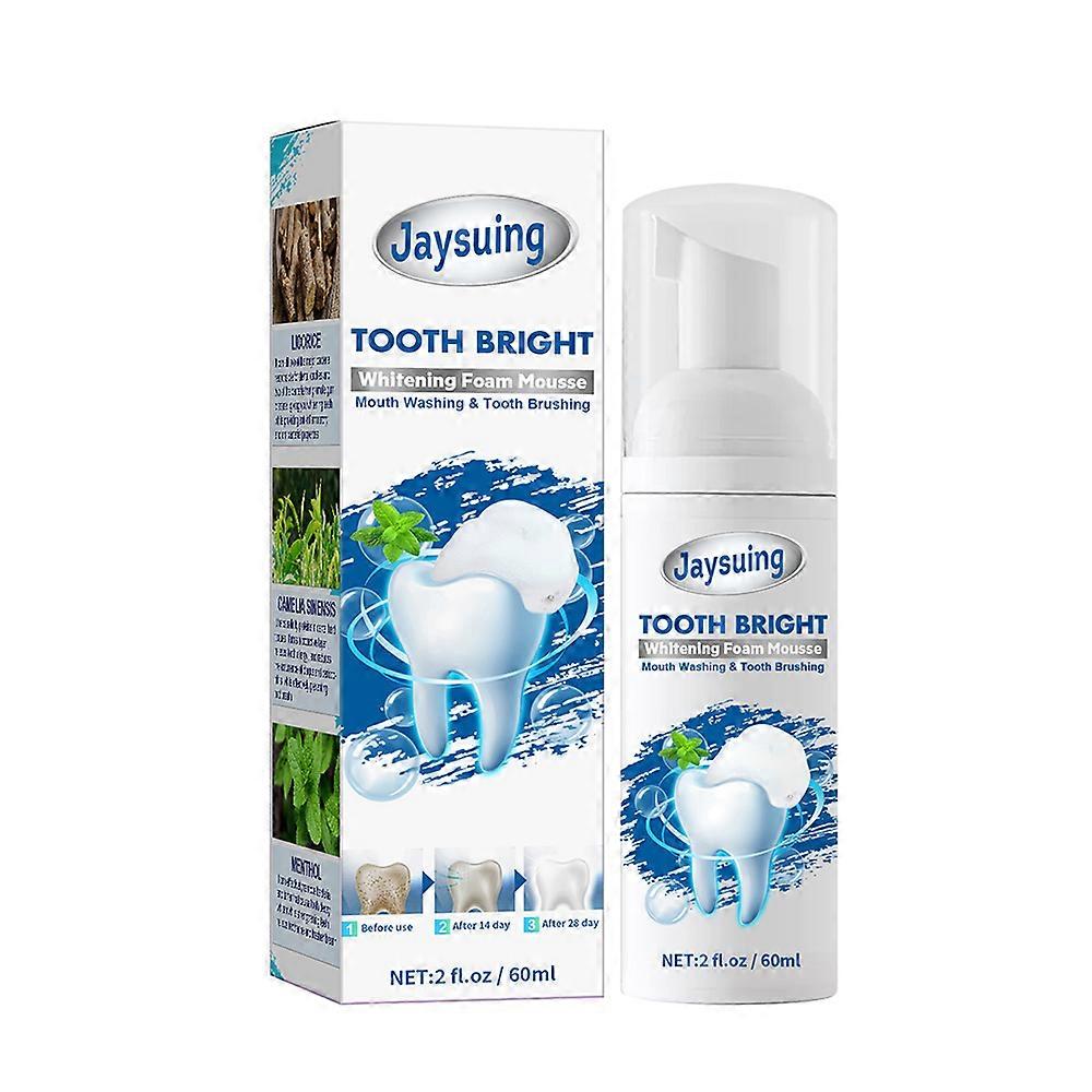 Mousse Toothpaste Foam Push Type Baking Soda Toothpaste Bright White Deep Clean
