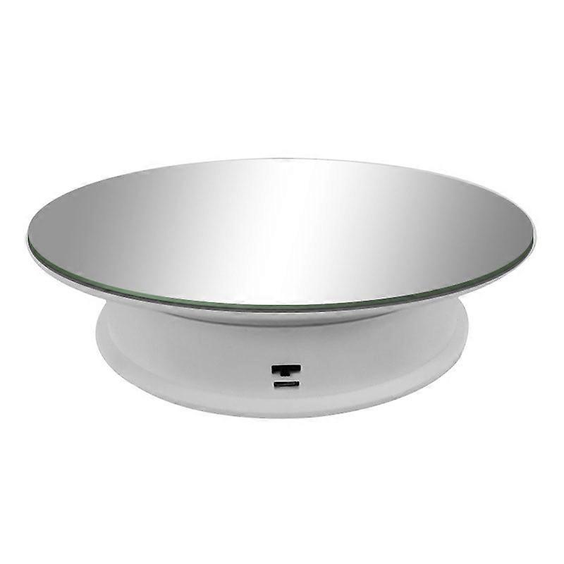 Electric Rotating Mirror Display Stand 2 Speeds Maximum Weight 3kg 360 Degree Whirling Platform Photography Video Shooting Props
