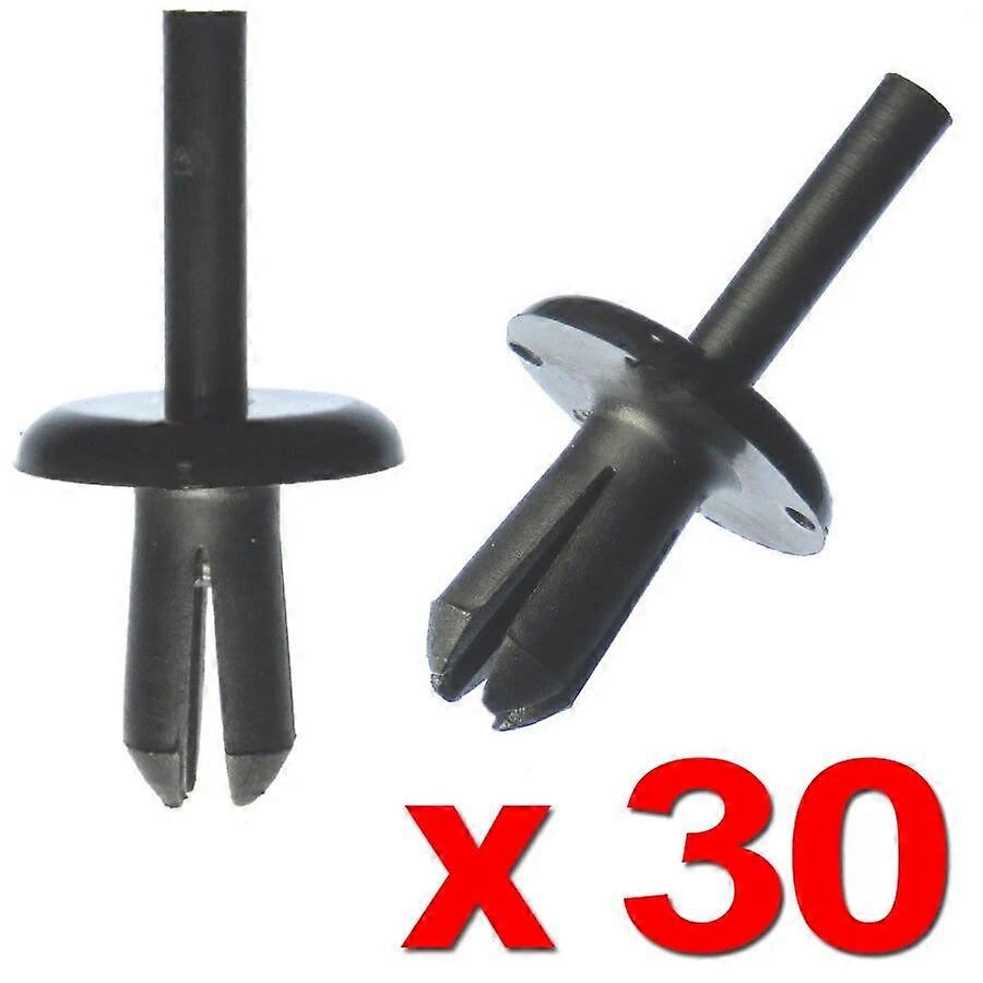 30/100 stuks voor Defender 90 110 130 Wielkast Modder Spat Push Klinknagel Plastic Clips Land Rover Auto Fastener & Clip