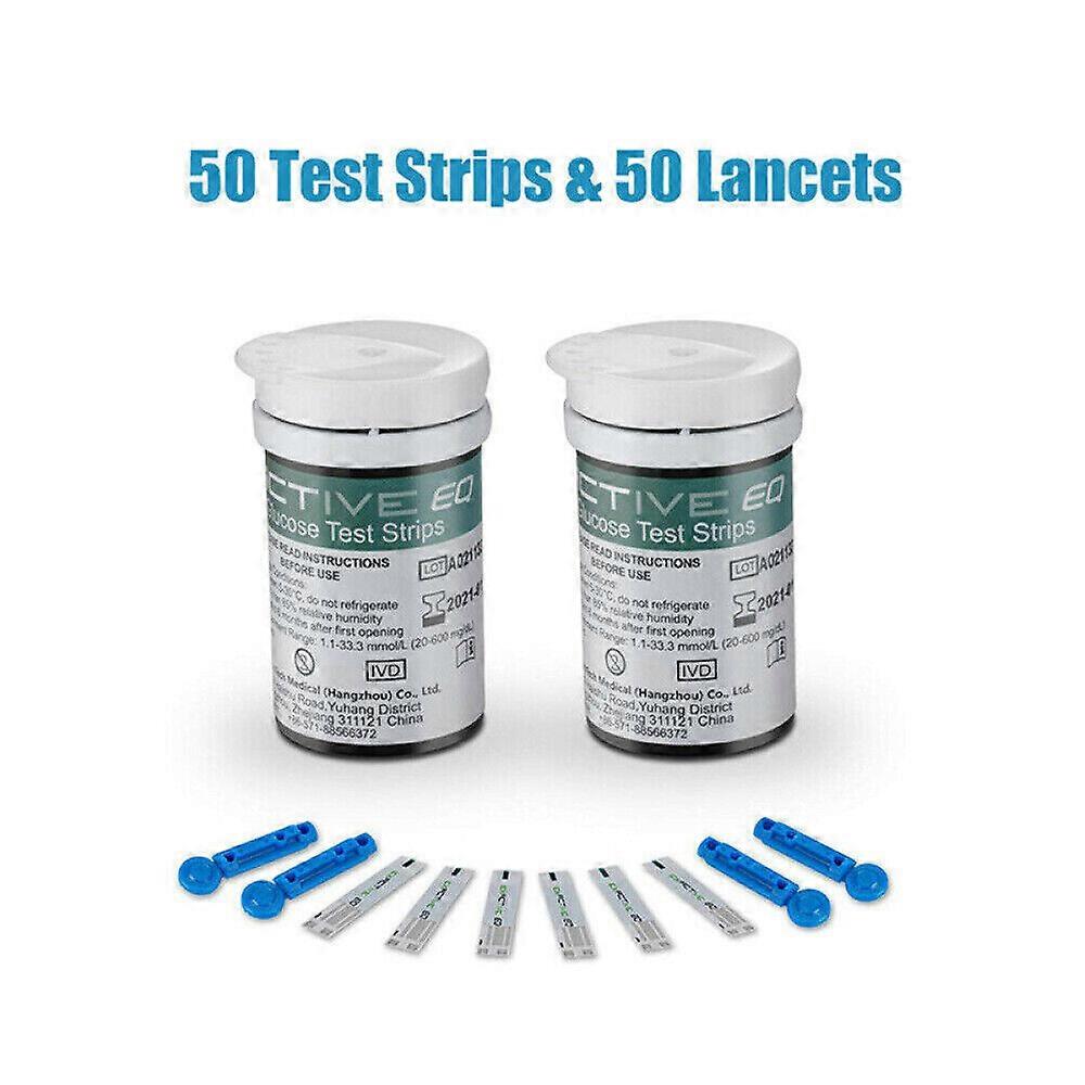 Smart Digital Display Glucometer Portable Blood Sugars Test Kit with Glucometer Strips