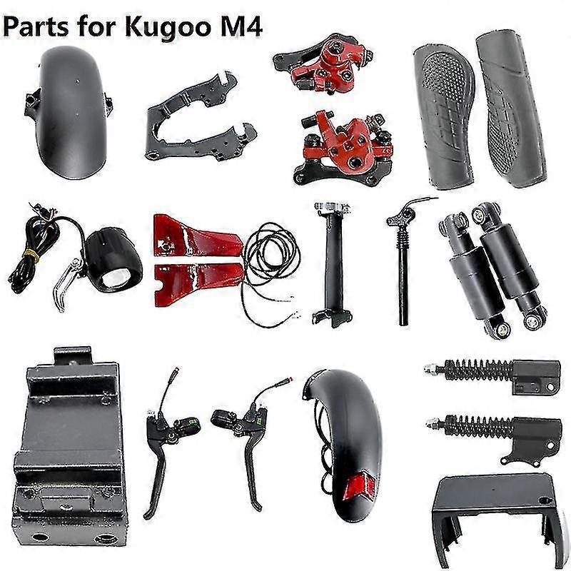 Parti di scooter elettrici da 10 pollici per accessori M4 Riparazione pezzo di ricambio Freno a mano Forcella posteriore Ammortizzatore E-scooter p...