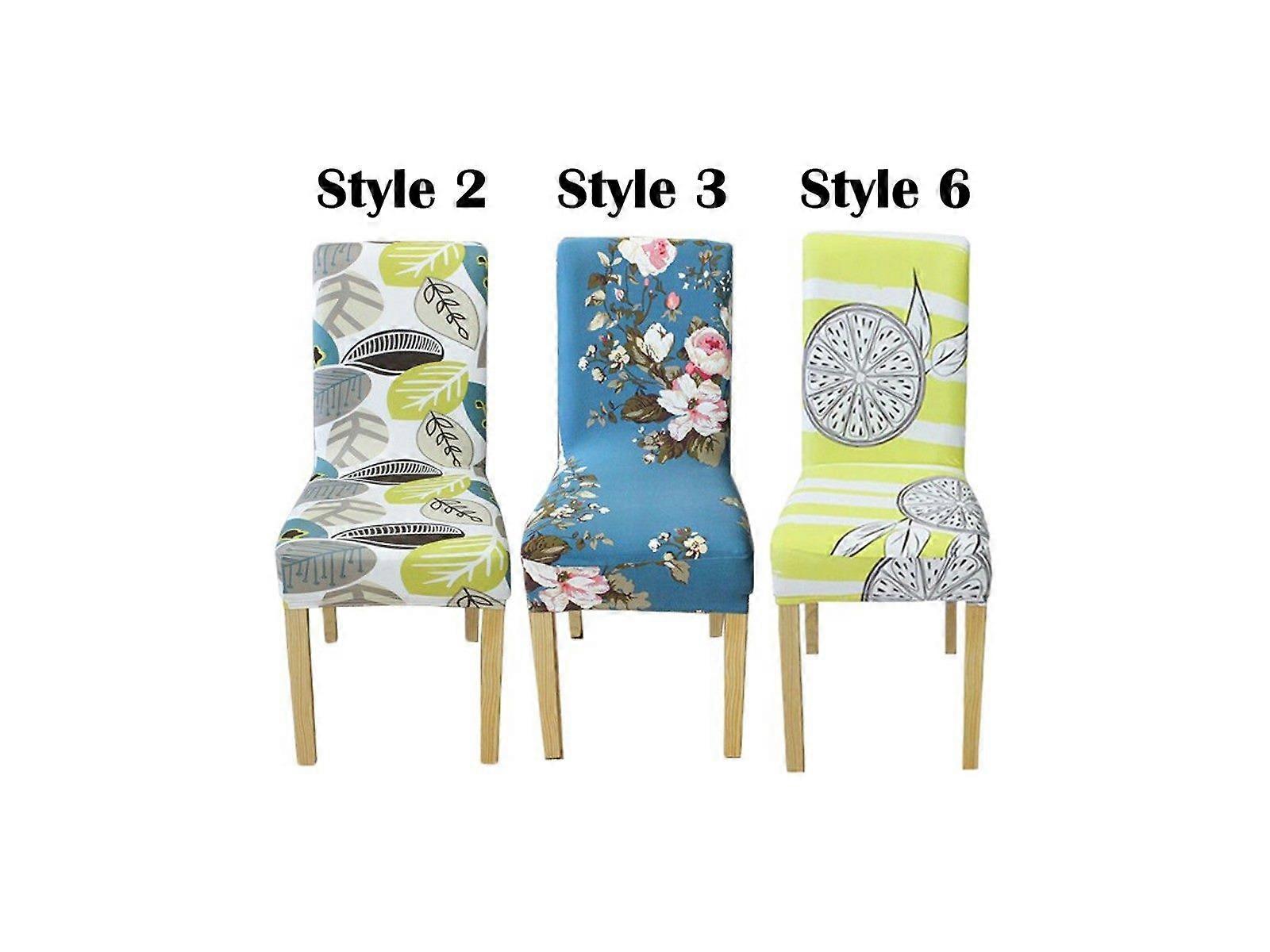 Printed Stretch Dining Chair Slipcover