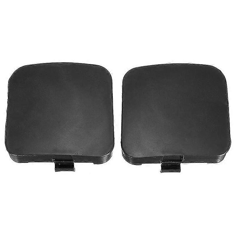 Soillar Front Bumper Tow Hook Cover Caps For Toyota RAV4 – Black Pair Left+Right