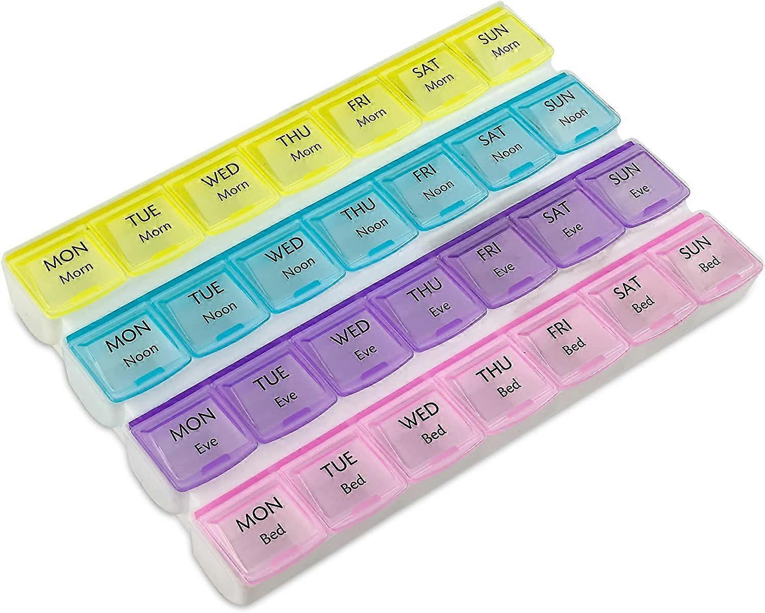 ZK- Weekly Pill Box with 28 Compartments