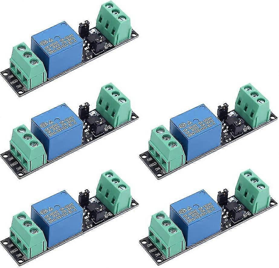 3v 1 Channel Relay Power Switch Module With Optocoupler High Level Trigger For Esp8266 Development Board (pack Of 5)