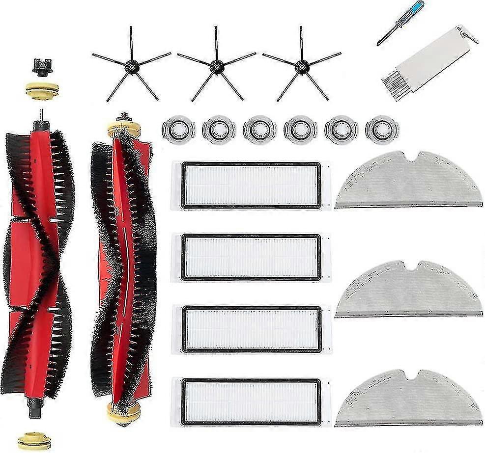 Roller Accessories Filter Mop Side Brush Black Water Filters