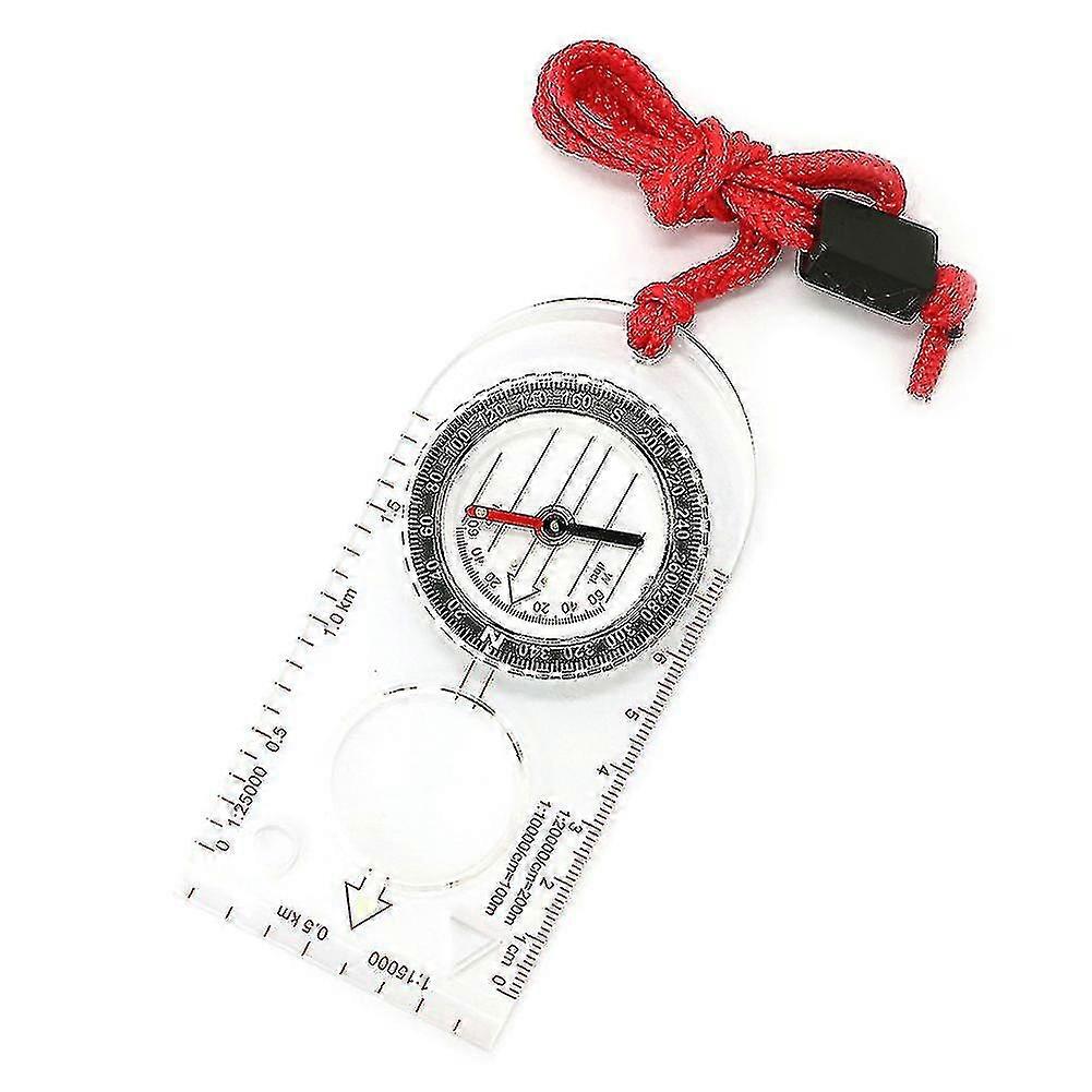 Sd482 Mini Outdoor Camping Survival Map Scale Oriented Magnifier Field Compass